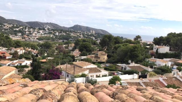 테울라다 Atico-Penthouse En Moraira Con Vistas Al Mar 아파트 외부 사진