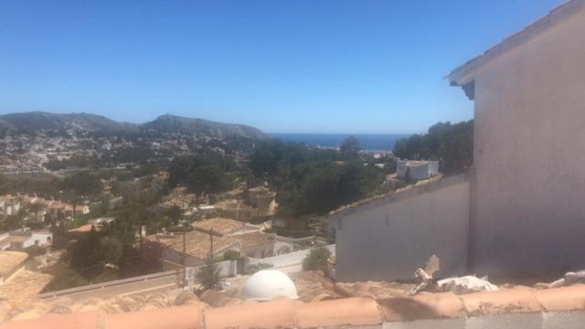 테울라다 Atico-Penthouse En Moraira Con Vistas Al Mar 아파트 외부 사진