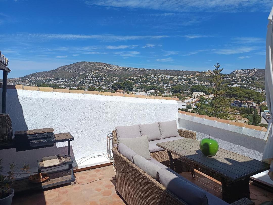 테울라다 Atico-Penthouse En Moraira Con Vistas Al Mar 아파트 외부 사진